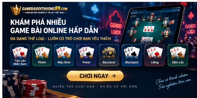 Khám phá game bài online phổ biến