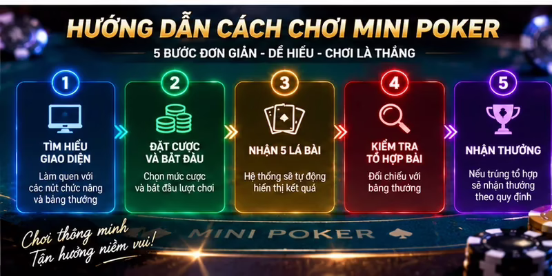 Hướng Dẫn Cách Chơi Mini Poker